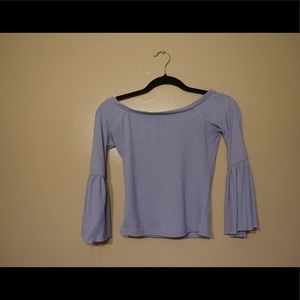 Bell sleeve off the shoulder  top